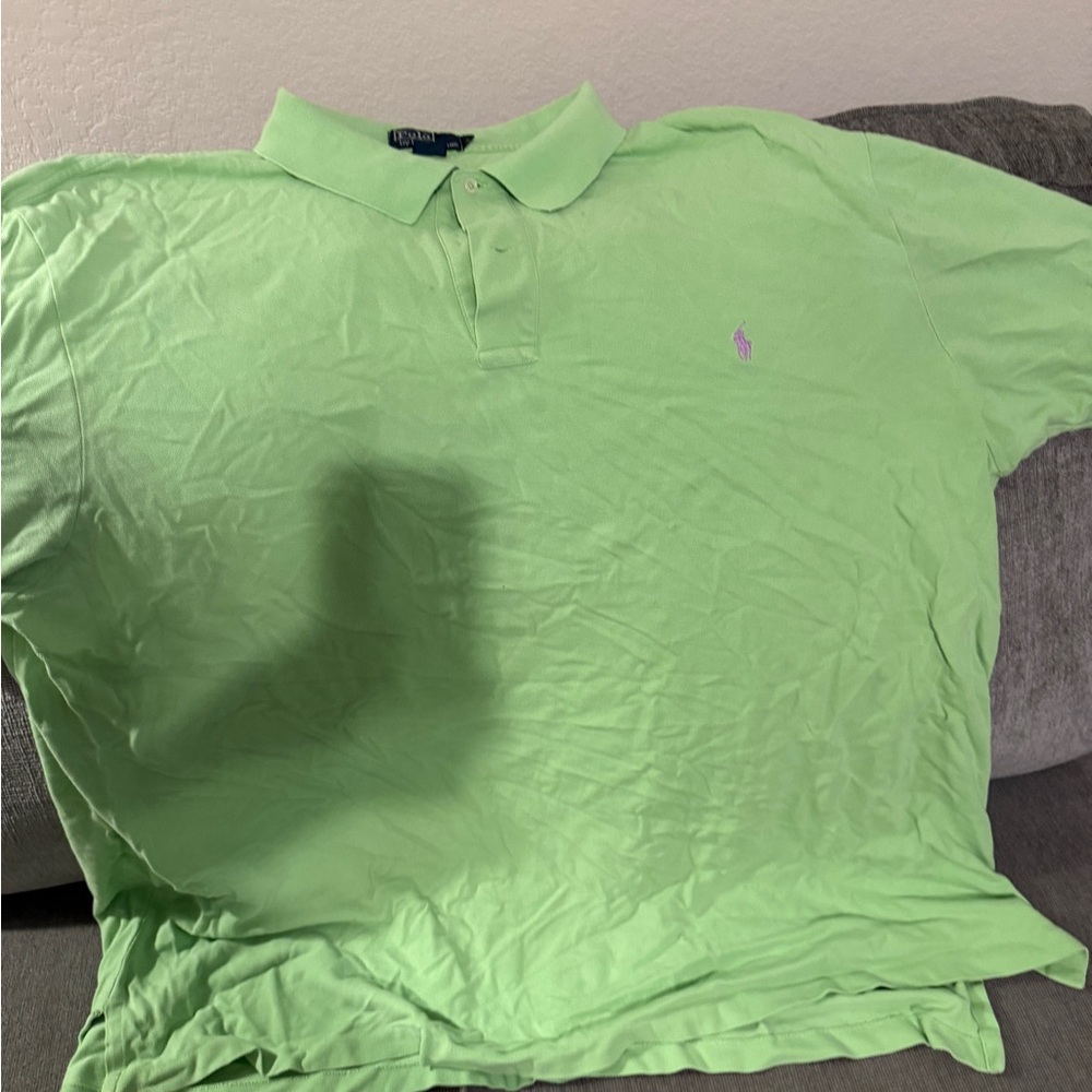Ralph Lauren Men's Green Polo Shirt